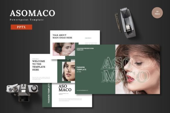 Asomaco Powerpoint Template: A Modern Design Asset