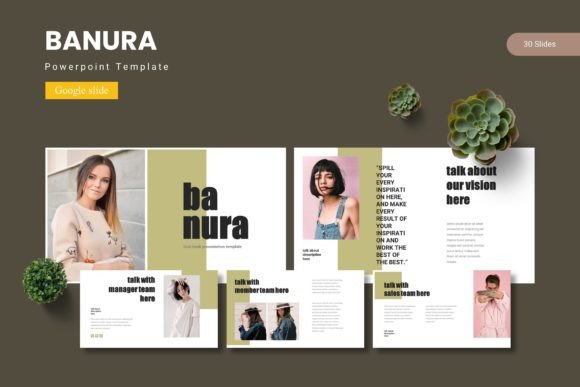 Banura: A Premium Google Slide Template for Polished Presentations