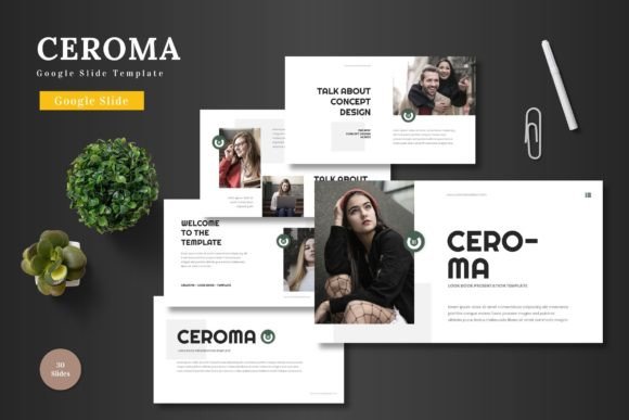 Ceroma Google Slide Template: Modern Design for Your Presentations