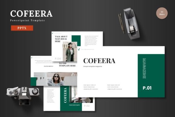 Cofeera: A Modern PowerPoint Template for Dynamic Presentations