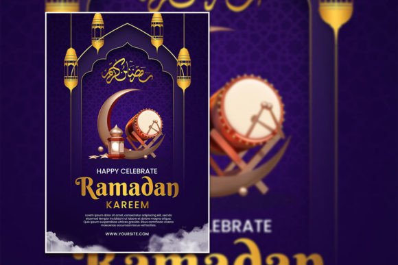Creative Ramadan Kareem Flyer Design