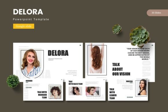 Delora - Google Slide Template: A Versatile Design Asset