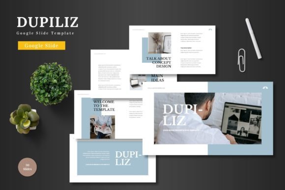 Dupiliz - Google Slide Template for Professional Presentations