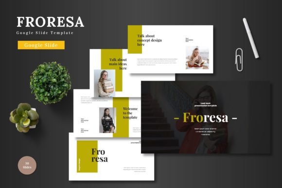 Froresa: A Modern Google Slide Template for Polished Presentations