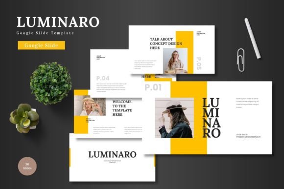 Luminaro: The Modern Google Slide Template for Polished Presentations