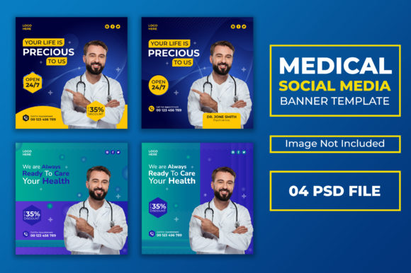 Medical Social Media Post Banner: Elevate Your Healthcare Branding
