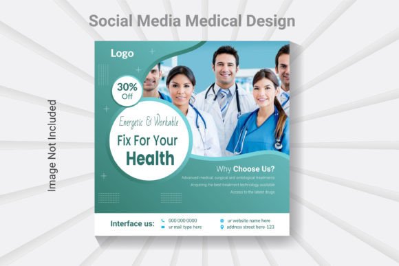 Medical Social Media Post Design for Healthcare Brands