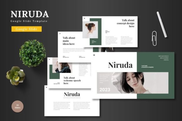 Niruda - Google Slide Template for Modern Presentations