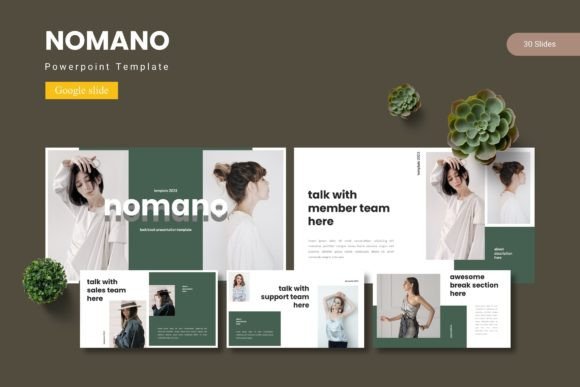 Nomano Google Slide Template: A Modern Presentation Toolkit
