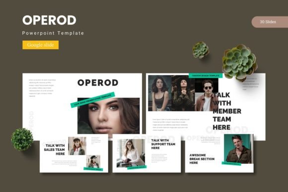 Operod - Google Slide Template: A Versatile Design Asset