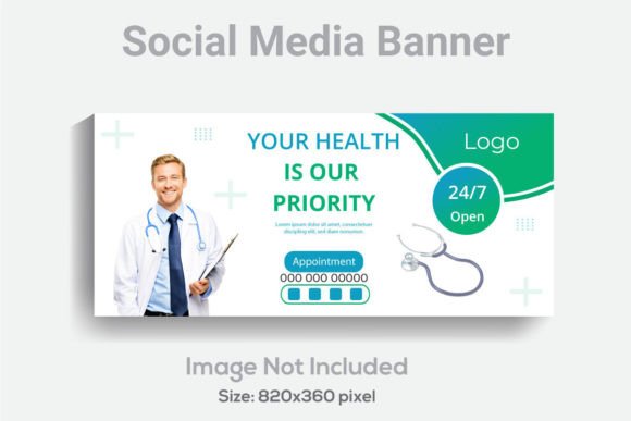 Professional Social Media Medical Banner Template for Design