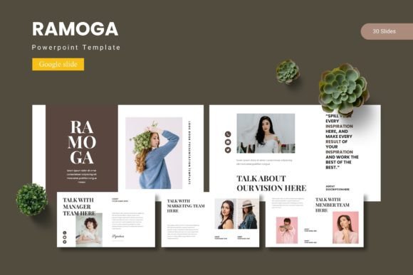 Ramoga: Professional Google Slide Template for Modern Presentations