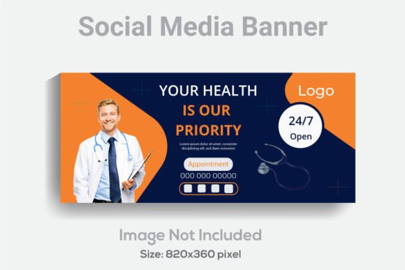 Social Media Clinic Cover Design Layout & Font Features